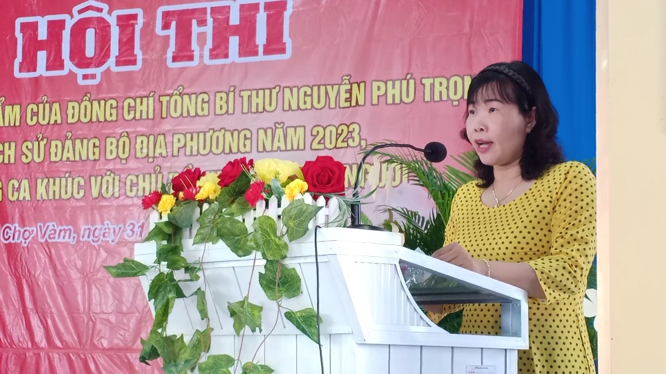 Thông qua quy chế hội thi